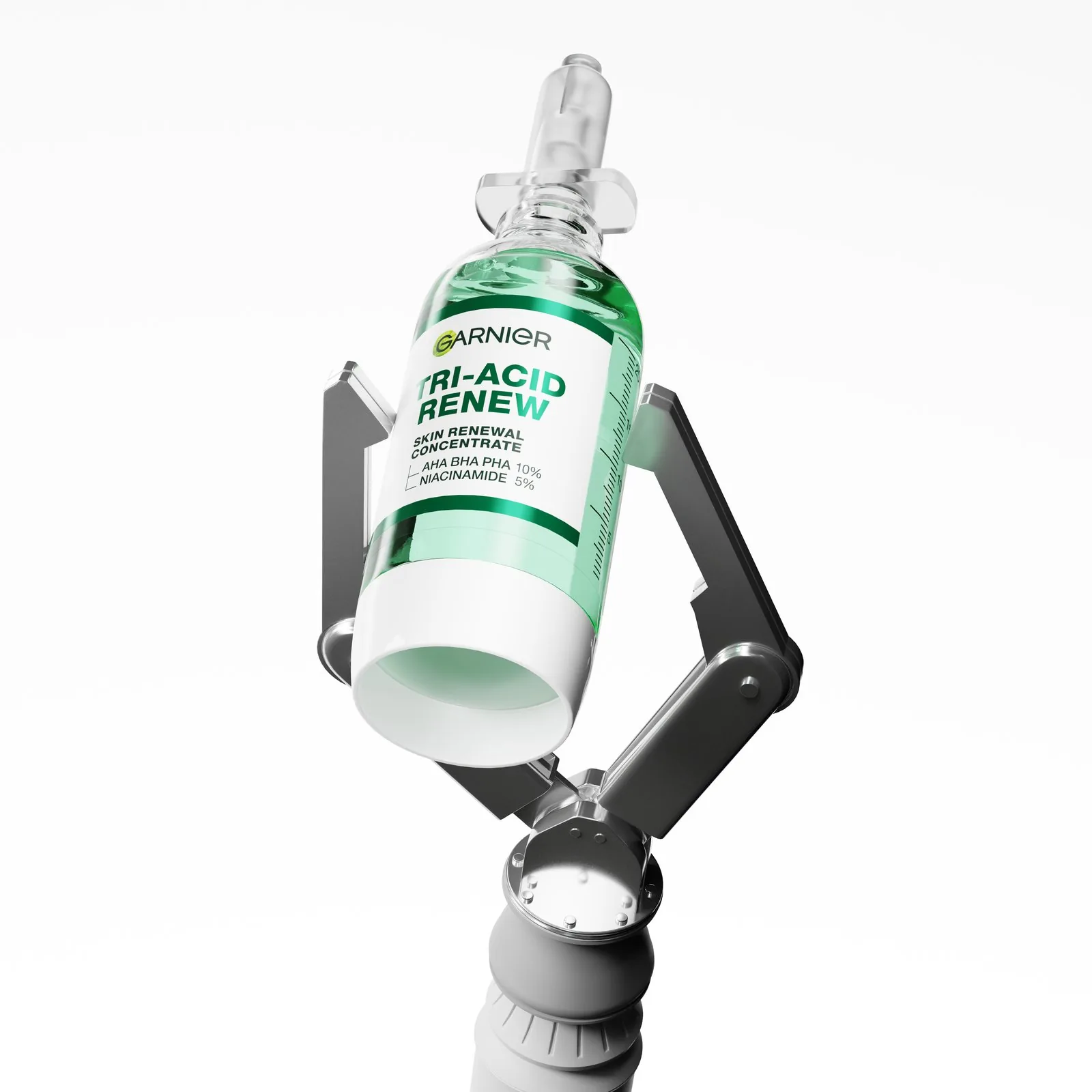 Garnier — robotic arm concept render