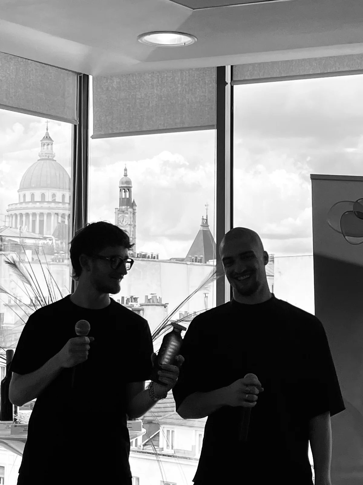 Verallia Design Awards T Bottle — team photo at the awards event, Paris